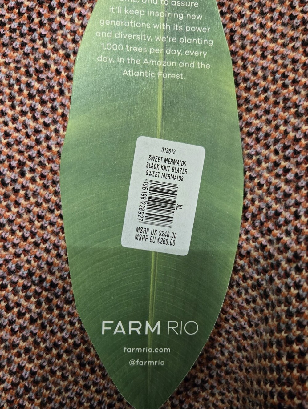 FARM Rio Sweater Size XL - Picture 6 of 10